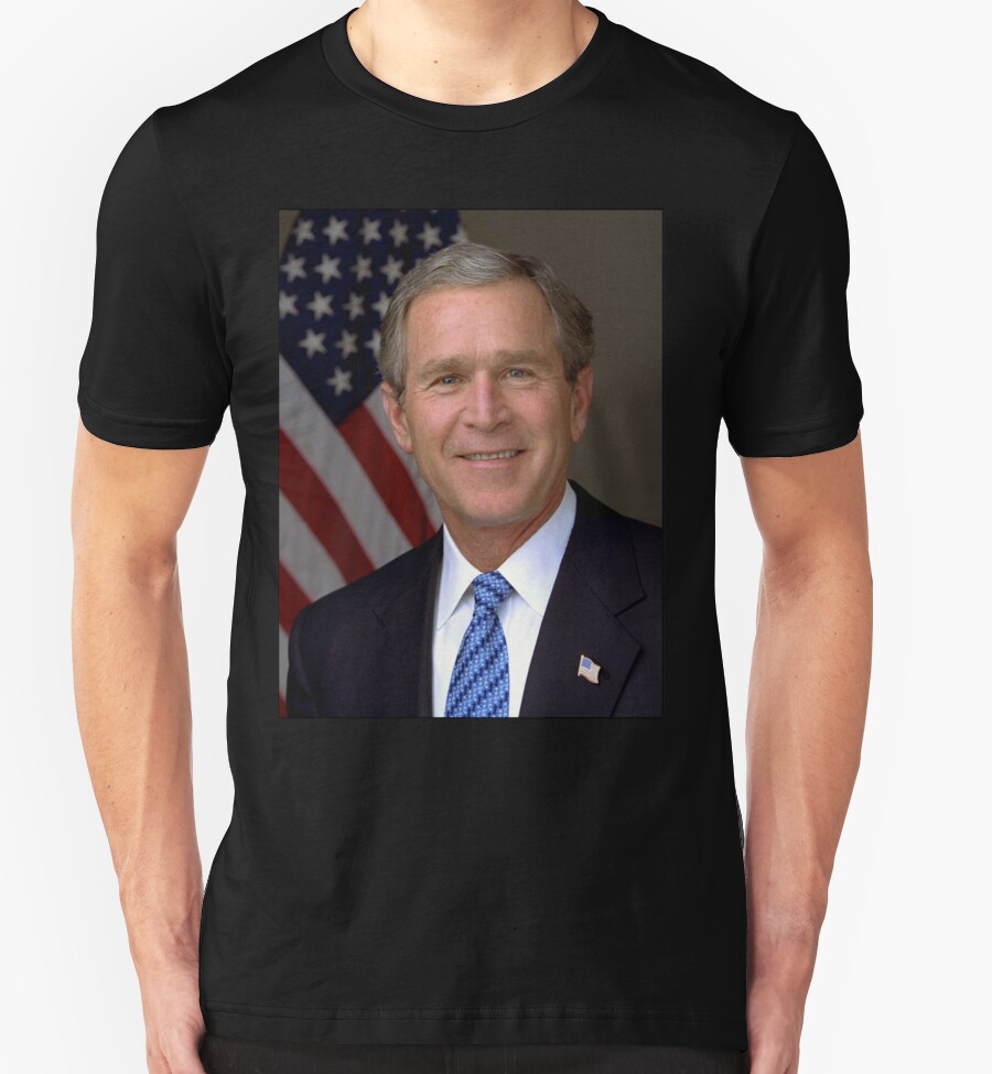 george bush tshirt