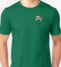Sloth in a pocket Unisex T-Shirt
