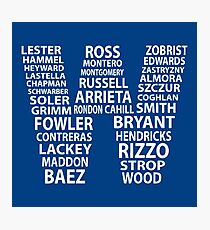 Cubs W Flag Photographic Print