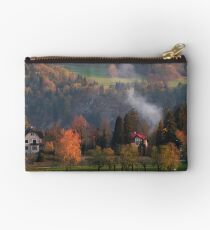 A pretty scene at Lake Bled, Slovenia Studio Pouch