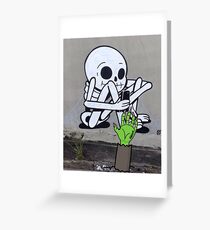 Squelette Greeting Card