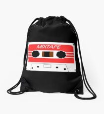 Mixtape Cassette Tape by Chillee Wilson Drawstring Bag