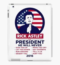 Astley For President iPad Case/Skin