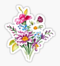 Colorful bunch of flowers Sticker