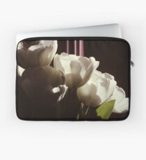 White Tulips Laptop Sleeve