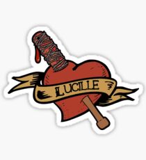 The Walking Dead, Lucille T shirt Sticker