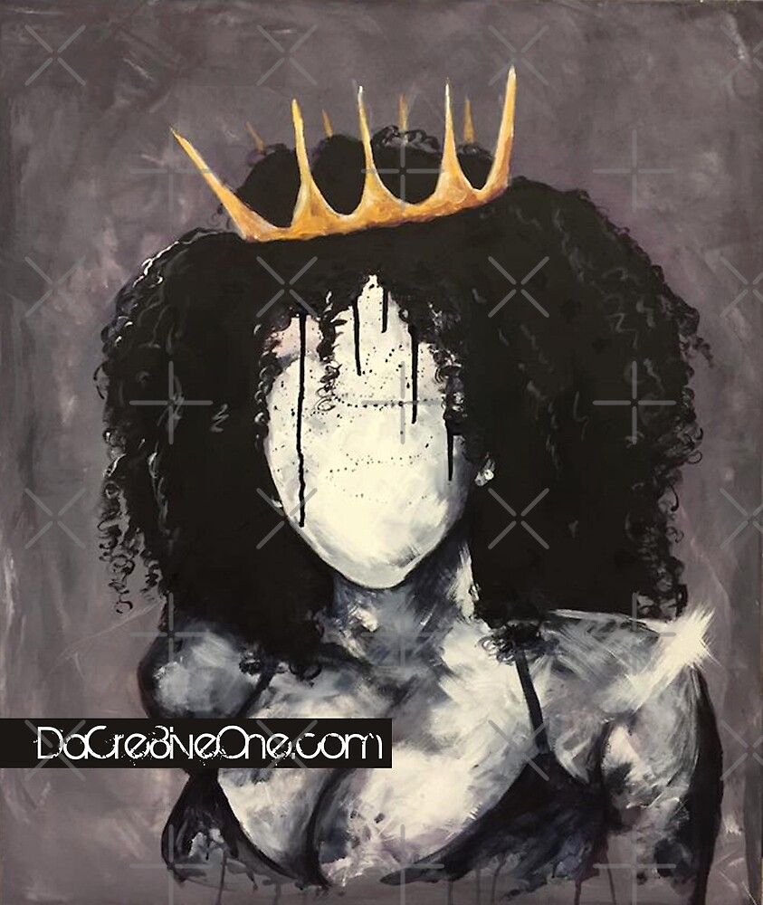 "Naturally Queen Sticker" by DaCre8iveOne Redbubble