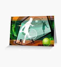 Tennis Greeting Card