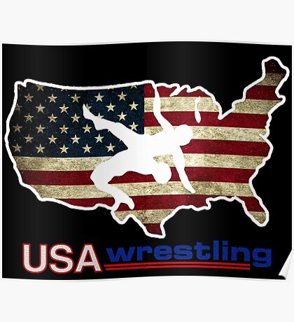 Usa Wrestling: Posters | Redbubble