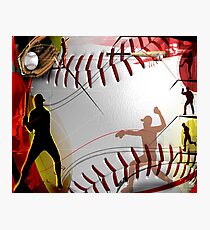Baseball Photographic Print