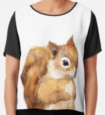 Little Squirrel Chiffon Top