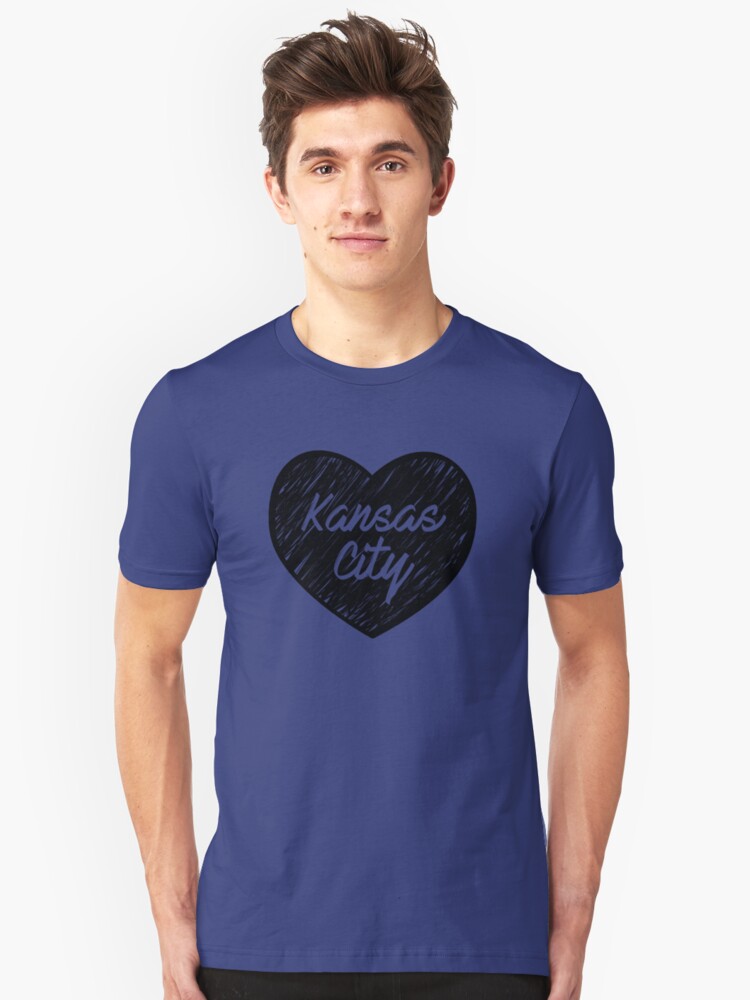 by Flippant Shirts Love - \u0027I KC I T-Shirt Kansas Heart (Cursive)\u0027 City