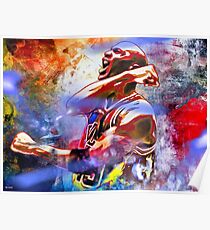 Michael Jordan gemalt Poster