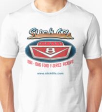 Slick 60er V8 Emblem Design Slim Fit T-Shirt