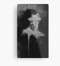 Black ink Jungkook Metal Print