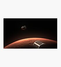 SpaceX Red Dragon at Mars Photographic Print