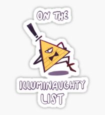 Illuminaughty List Sticker