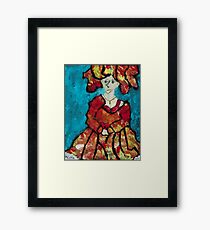 Locked Heart Framed Print