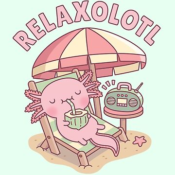 Cute Chilling Axolotl Coffee Mug for Sale by rustydoodle