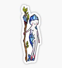 Blue Crystal Staff Sticker