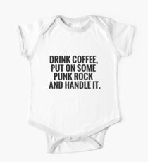 Kaffee, Punkrock, handle es Kurzärmeliger Einteiler
