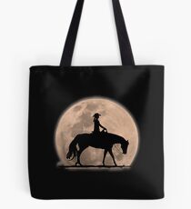 Moonlight Cowgirl Tote Bag