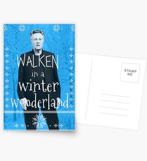 Walken Ugly Sweater Postkarten