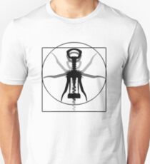 Vitruvian Corkscrew Unisex T-Shirt