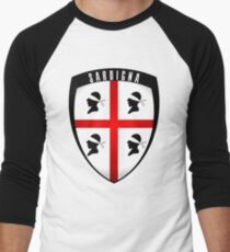 Sardinia - crest Men's Baseball ¾ T-Shirt