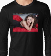 Sexy Woman Long Sleeve T-Shirt