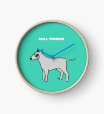 Bull Terrier Clock