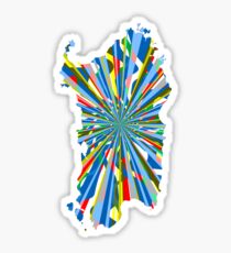 Sardinia color burst Sticker