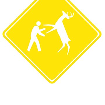 Artwork thumbnail, Cross Deer Crossing by boulevardier