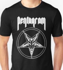 Pentagram- Relentless (for black shirts) Unisex T-Shirt