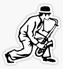 Mr Saxophone Sticker