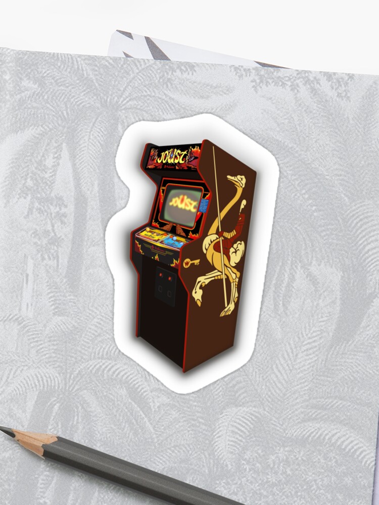 Copper Key Joust Arcade Sticker By Ztdgz Redbubble