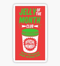 Jelly Of The Month Club Official Member Sticker