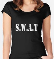 SWAT Women's Fitted Scoop T-Shirt