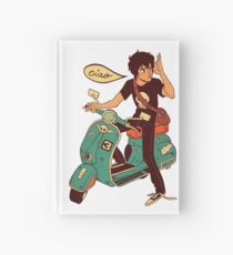 Nico di Angelo auf einer Vespa Ciao Notizbuch