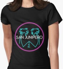 Camiseta entallada para mujer Logotipo de San Junipero
