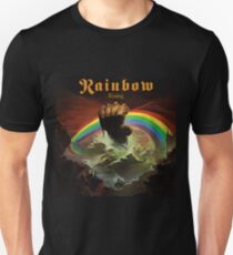 Rainbow Rising Rock Band Unisex T-Shirt