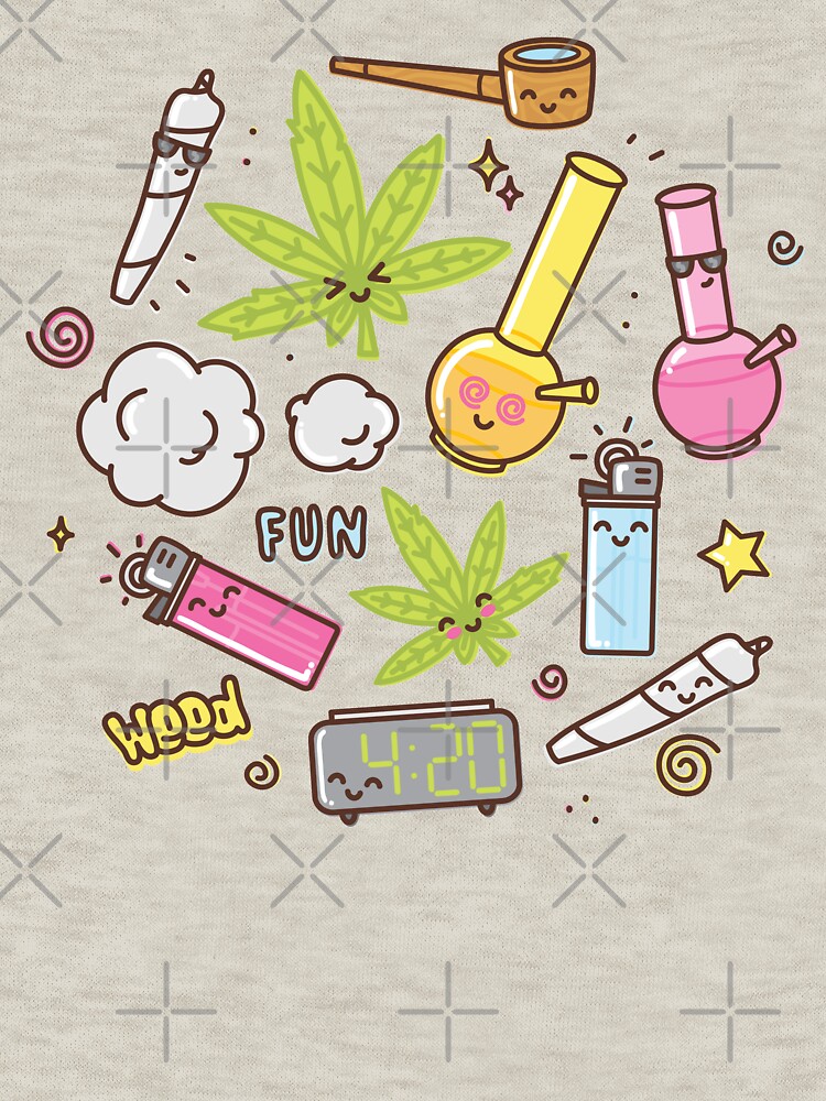 Kawaii marijuana / Cute weed by dmitriylo
