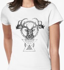 The Irish Deer Women's Fitted T-Shirt