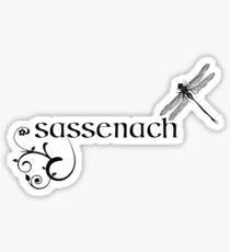OUTLANDER Sassenach Design Sticker