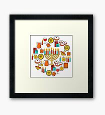 Happy Hanukkah Framed Print