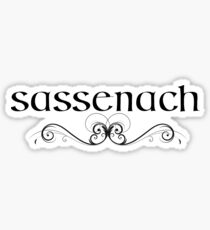 OUTLANDER Sassenach Design Sticker