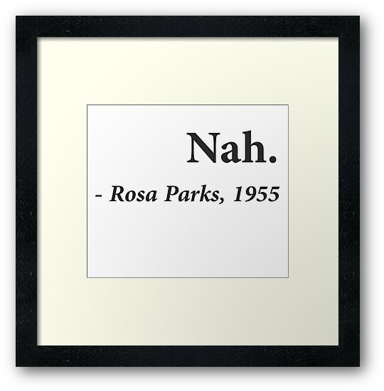 rosa parks nah poster