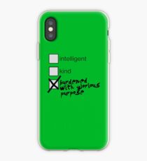 Burdened With Glorious Purpose iPhone Case