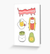 Catfood Greeting Card