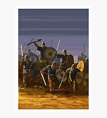 Viking Sunset Photographic Print